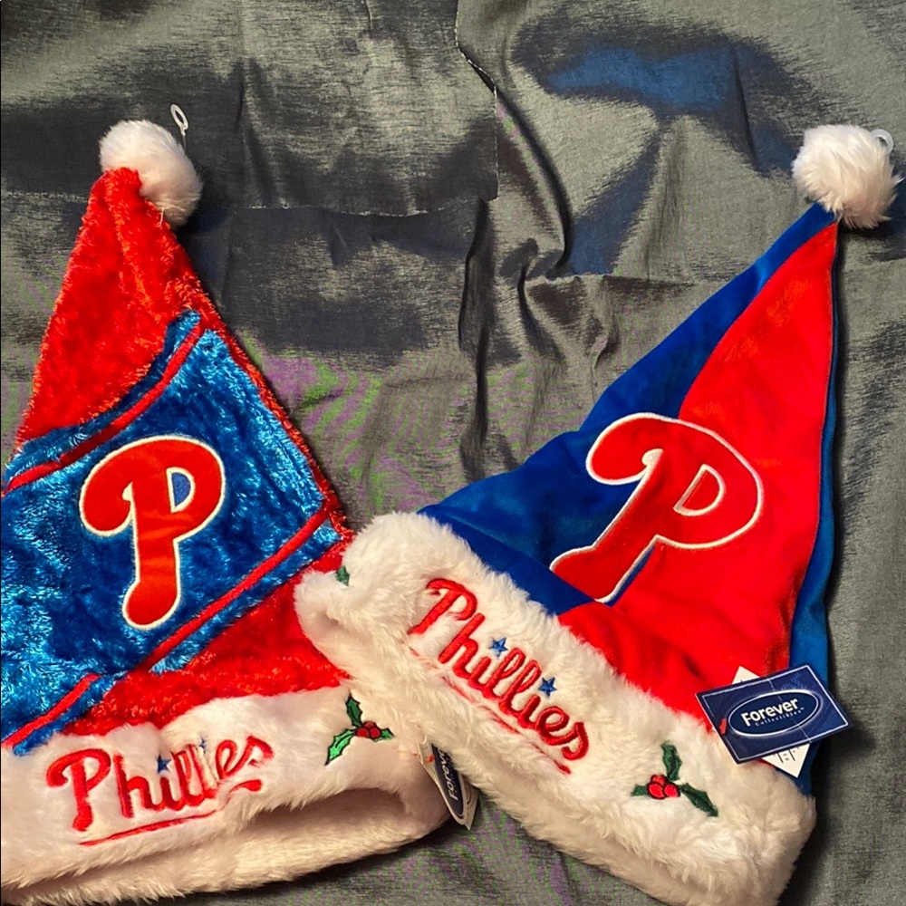 Philadelphia Phillies Holiday Santa Hats